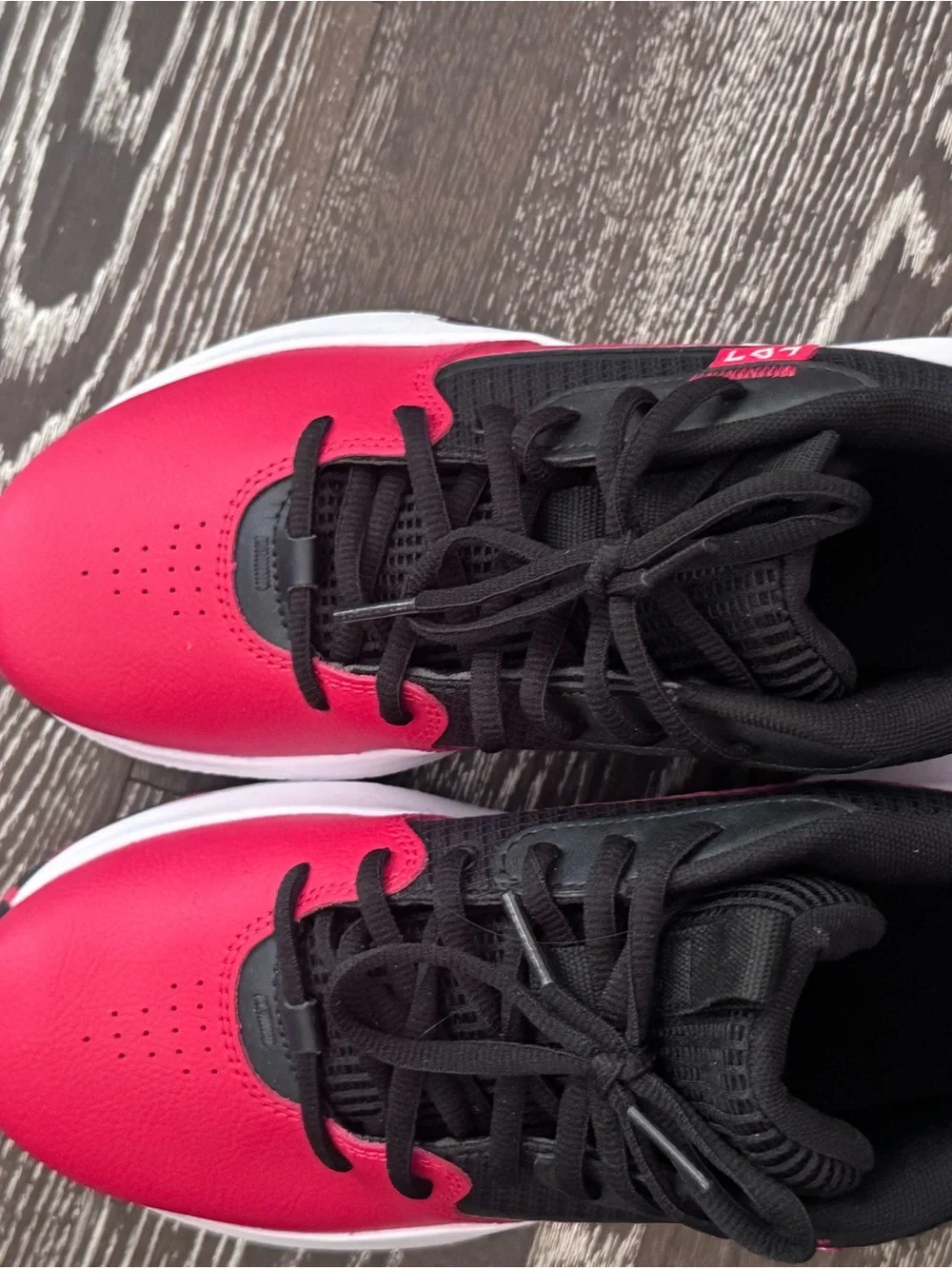 Under Armour Kids' Black and Red Lightweight Sneakers